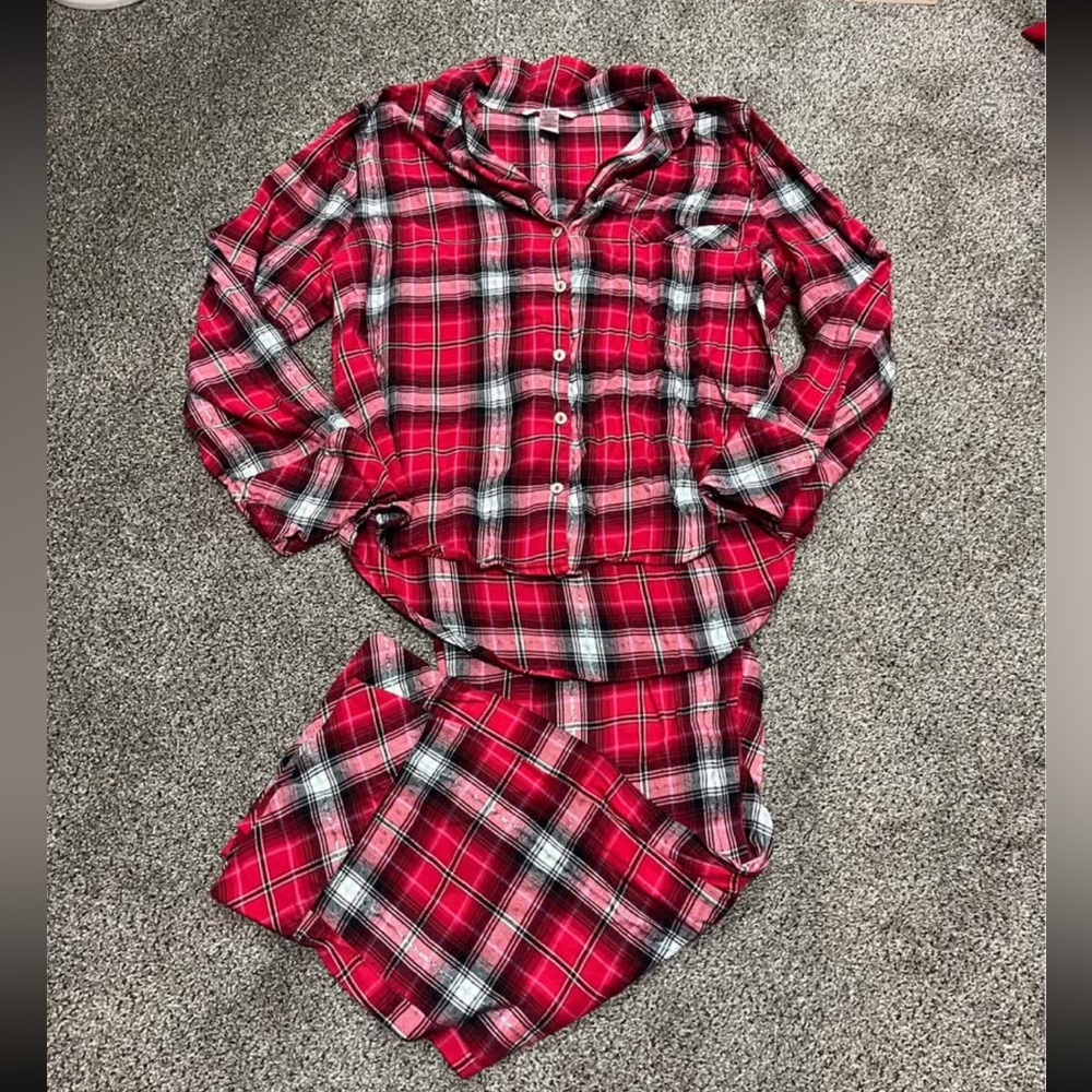 Cozy Red Plaid Pajamas